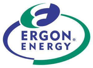 Logo for Ergon Energy, a trusted partner of Beards Drilling
